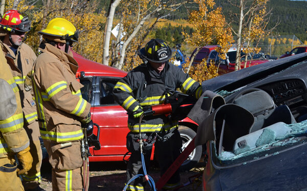 Timberline FPD cuts up bumper crop of wrecked cars