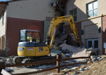 Gilpin County School wind damage update   