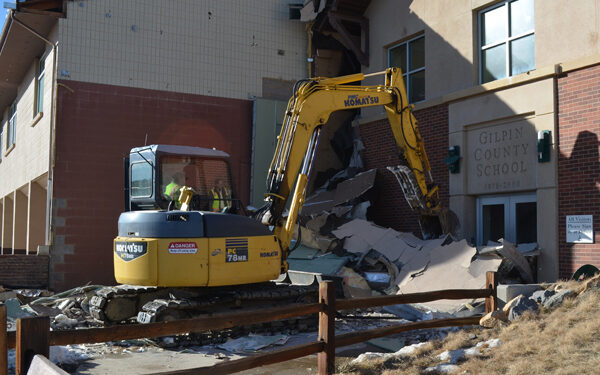 Gilpin County School wind damage update   