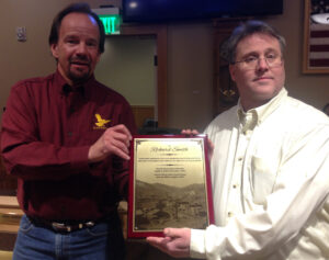 The Mayor and Board of Aldermen recognized Richard Smith at the Council meeting in recognition and in appreciation of his service to the City of Black Hawk. Richard served on the Historic Preservation Commission as Chairman from August 3, 2010 to December 2, 2014 and as Commissioner from June 24, 2008 to August 3, 2010.