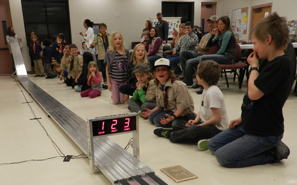 Pinewood Derby’s Fastest Car Champion