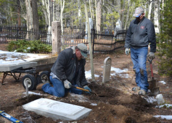 Historic headstones at Bald Mountain Cemetery get TLC