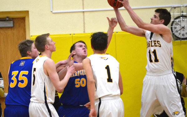 Eagles fly past Jim Elliot and Clear Creek