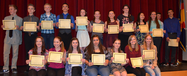 Gilpin School academic achievement awards