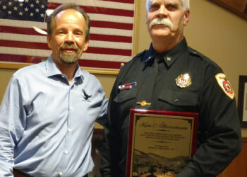 Black Hawk honors Fire Captain Martschinske