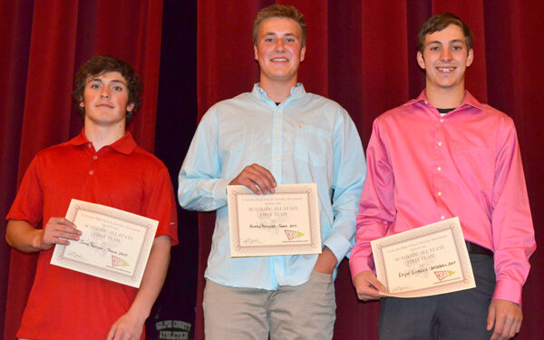 Gilpin County High School spring sports awards