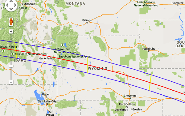 A total eclipse of the sun for the first time in our lifetime
