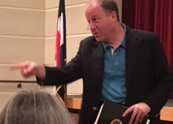 Polis speaks at Gilpin County School District convocation