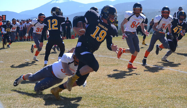 Gilpin’s FB team makes hay with Hayden in 38-0 victory