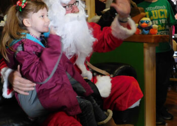 Community Christmas party at the Last Shot