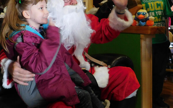 Community Christmas party at the Last Shot