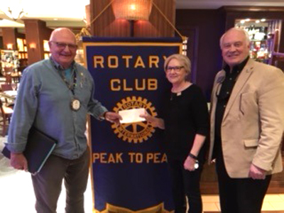 Peak to Peak Rotary receives grant
