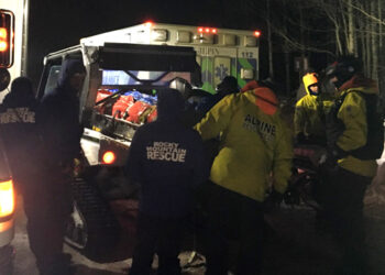 Injured skier rescued on Rollins Pass