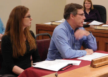 No over roadway sign for Johnny