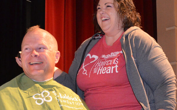 Bald is beautiful at Gilpin fundraiser