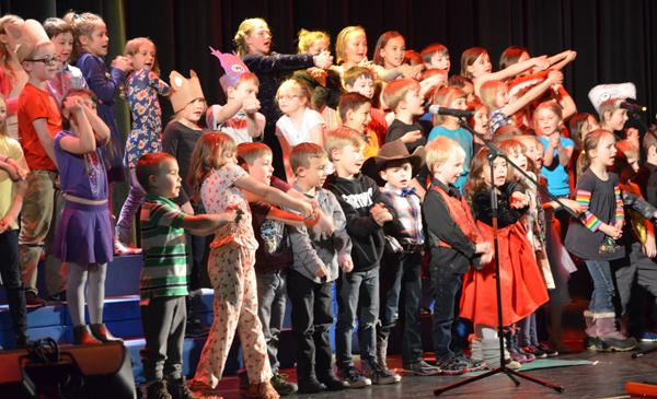 Gilpin Elementary students spring arts programs