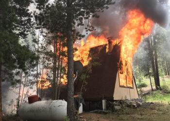 Blue Spruce home fire contained