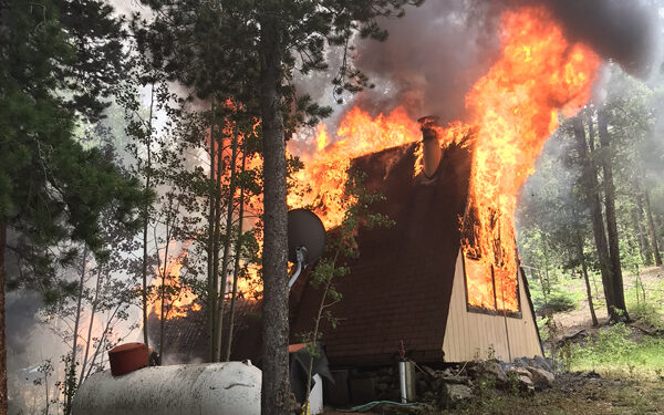 Blue Spruce home fire contained