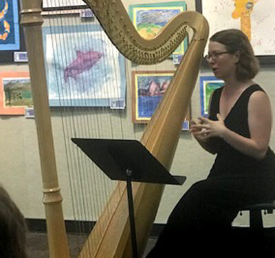 Kathryn Harms, harpist