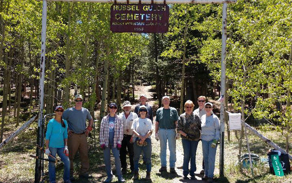 Russell Gulch Cemetery historical mapping project