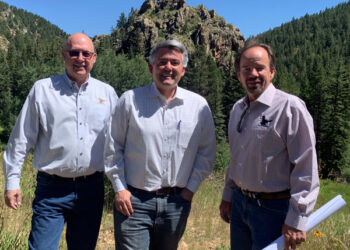 US Senator Cory Gardner tours Black Hawk trail system