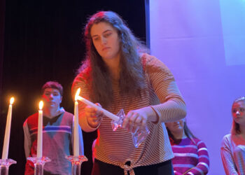 National Junior Honors Society and National Honors Society nominees inducted