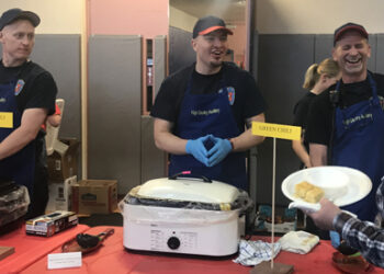 Tasty chili dinner fundraiser and auction