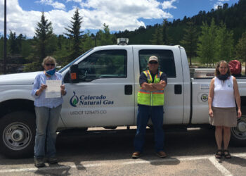 Colorado Natural Gas donates to Gilpin County Food Bank