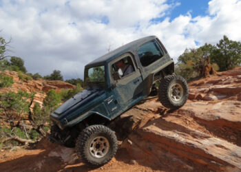 A road trip through a lifetime of vehicles