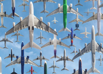 The aerial invasion over Gilpin County